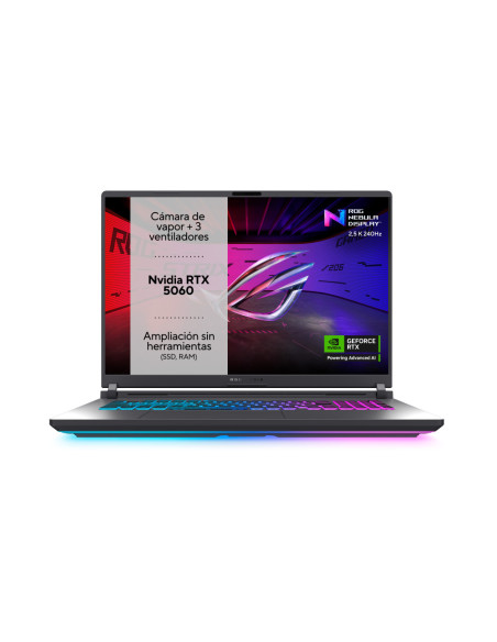 ASUS ROG Strix G18 G815JMR-S8051 - Ordenador Portátil Gaming de 18" WUXGA 144Hz (Intel Core i7-14650HX, 32GB RAM, 1TB SSD, NVIDI
