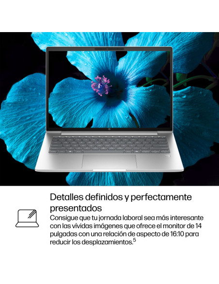 HP ProBook 4 G1i AI Wolf Pro Security Edition Intel Core Ultra 5 225U Portátil 35,6 cm (14") WUXGA 16 GB DDR5-SDRAM 512 GB SSD W