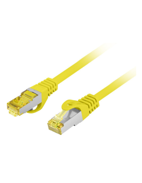 Lanberg PCF6A-10CU-0100-Y cable de red Amarillo 1 m Cat6a S/FTP (S-STP)