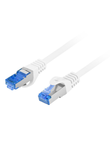 Lanberg PCF6A-10CC cable de red Blanco 0,5 m Cat6a S/FTP (S-STP)