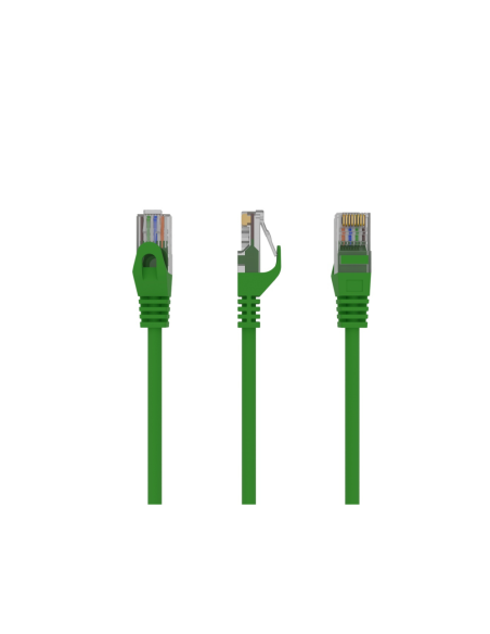 Gembird PP6U-0.25M/G cable de red Verde 0,25 m Cat6 U/UTP (UTP)