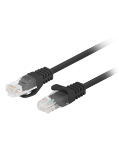 Lanberg PCU6-20CC-0025-BK cable de red Negro 0,25 m Cat6 U/UTP (UTP)
