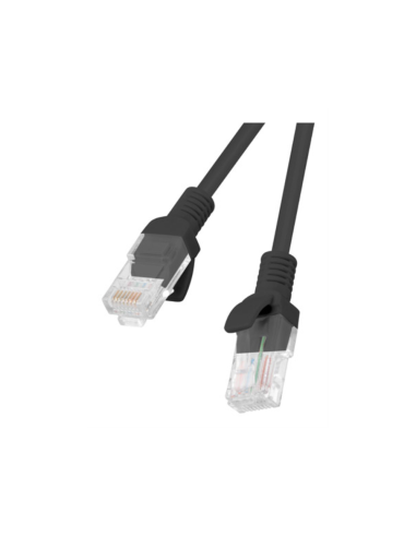 Lanberg PCU5-10CC-0100-BK cable de red Negro 1 m Cat5e U/UTP (UTP)