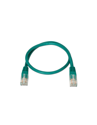 AISENS A133-0193 cable de red Verde 0,5 m Cat5e U/UTP (UTP)