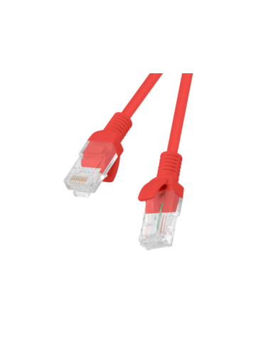 Lanberg PCU6-10CC-0300-R cable de red Rojo 3 m Cat6 U/UTP (UTP)