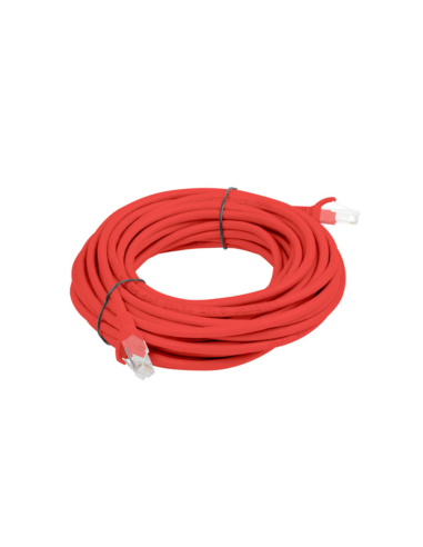 Lanberg PCU6-10CC-0500-R cable de red Rojo 5 m Cat6 U/UTP (UTP)