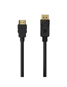 AISENS A125-0551 adaptador de cable de vídeo 1,5 m DisplayPort HDMI tipo A (Estándar) Negro