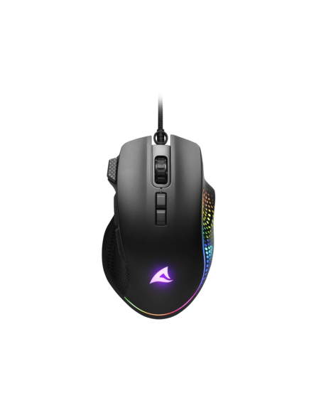 Sharkoon SHARK Force 3 ratón Juego mano derecha USB tipo A Óptico 12800 DPI