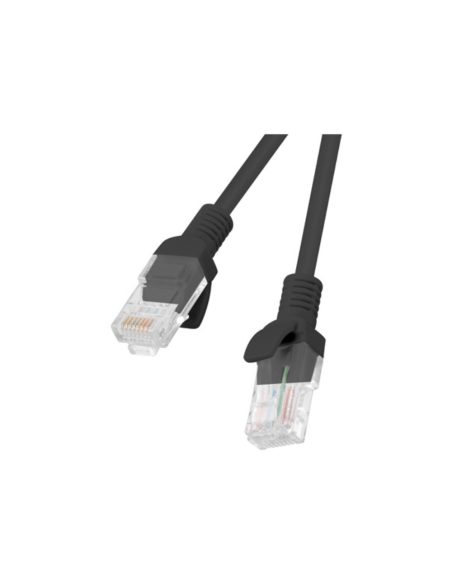 Lanberg PCU6-10CC-0300-BK cable de red Negro 3 m Cat6 U/UTP (UTP)