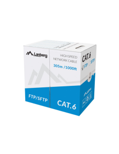 Lanberg LCF6-11CU-0305-S cable de red Gris 305 m Cat6 F/UTP (FTP)