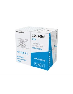 Lanberg LCU5-10CC-0305-B cable de red Azul 305 m U/UTP (UTP)