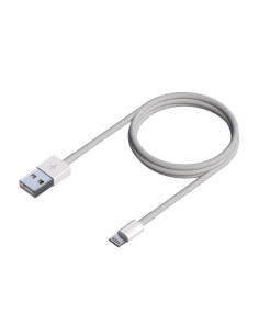 AISENS Cable Lightning A USB 2.0, Lightning/M-USB A/M, Blanco, 0.5 m 2