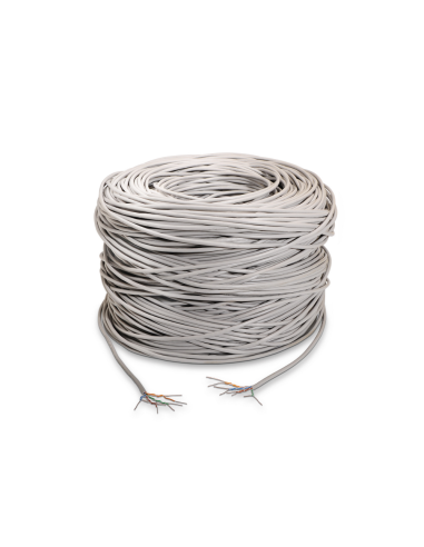 AISENS A133-0208 cable de red Gris 100 m Cat5e U/UTP (UTP)