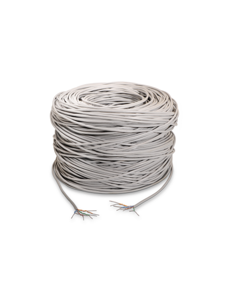AISENS A133-0208 cable de red Gris 100 m Cat5e U/UTP (UTP)