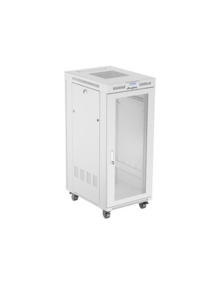 Lanberg FF01-6827-23SL armario rack 27U Bastidor para instalación en suelo Gris