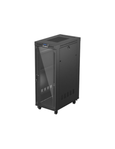 Lanberg FF01-6032-12BL armario rack 32U Bastidor para instalación en suelo Negro