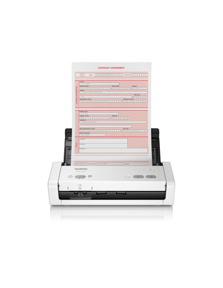 Brother ADS-1200 escaner Escáner con alimentador automático de documentos (ADF) 600 x 600 DPI A4 Negro, Blanco
