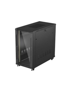 Lanberg FF01-6222-12B armario rack 22U Rack o bastidor independiente Negro