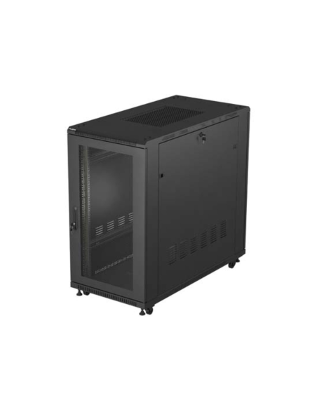 Lanberg FF01-6222-23B armario rack 22U Rack o bastidor independiente Negro