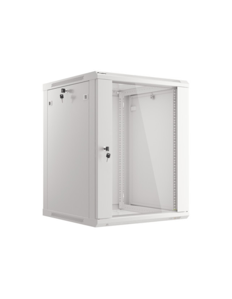 Lanberg WF01-6615-10S armario rack 15U Bastidor de pared Gris