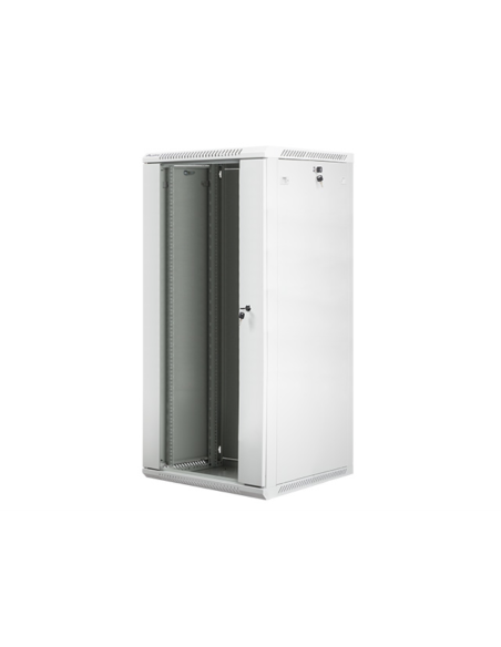 Lanberg WF01-6627-10S armario rack 27U Bastidor de pared Blanco