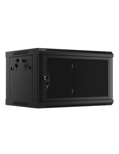 Lanberg WF01-6406-23B armario rack 6U Bastidor de pared Negro