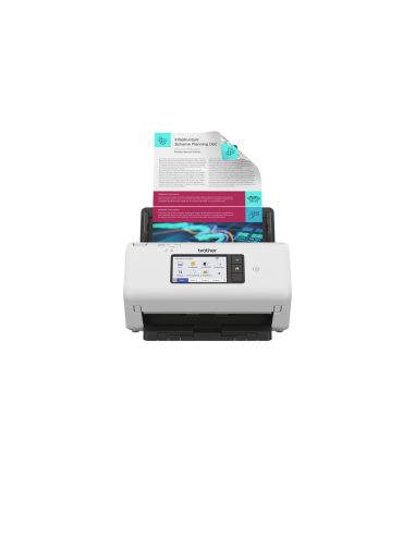 Brother ADS-4700W escaner ADF + escáner alimentado por hojas 600 x 600 DPI A4 Negro, Blanco