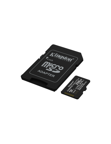 Kingston Technology 256GB microSDXC Canvas Select Plus Gen3 150MB/s A1 (Incluye adaptador de SD)