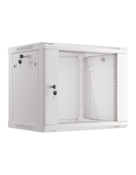 Lanberg WF01-6409-10S armario rack 9U Bastidor de pared Gris