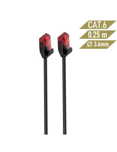 Ewent IM1046 cable de red Negro 2 m Cat6 U/UTP (UTP) 2
