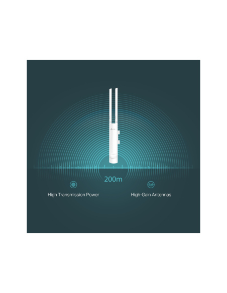 TP-Link EAP113-Outdoor 300 Mbit/s Blanco Energía sobre Ethernet (PoE)