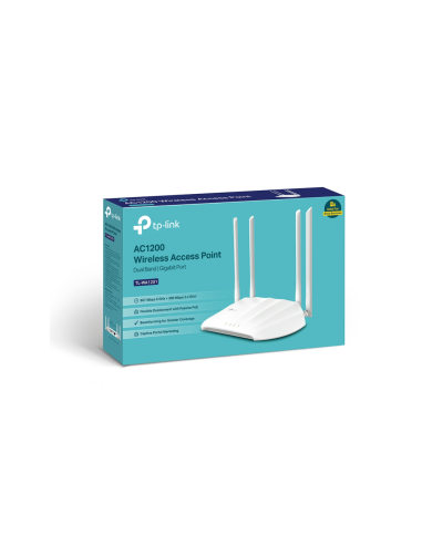 TP-Link TL-WA1201 punto de acceso inalámbrico 867 Mbit/s Blanco Energía sobre Ethernet (PoE)