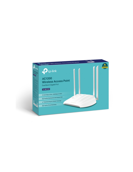 TP-Link TL-WA1201 punto de acceso inalámbrico 867 Mbit/s Blanco Energía sobre Ethernet (PoE)