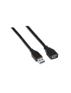 AISENS A105-0041 cable USB USB 3.2 Gen 1 (3.1 Gen 1) 1 m USB A Negro