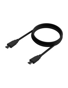 AISENS Cable USB 3.2 Gen2x2 20Gbps 8k@30Hz 5A 100W E-Marker, Tipo USB-C/M-USB-C/M, Negro, 1.0m 2