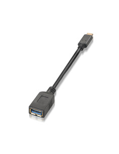 AISENS A107-0062 cable USB USB 3.2 Gen 1 (3.1 Gen 1) 0,15 m USB C USB A Negro