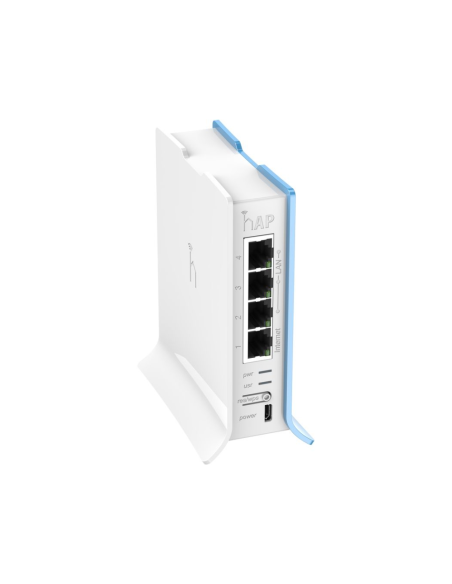 Mikrotik RB941-2ND-TC punto de acceso inalámbrico 300 Mbit/s Azul, Blanco