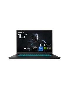 GIGABYTE GAMING A16 CWH Portátil Gaming - 16,0“, 165Hz WUXGA, Intel Core i7-13620H, NVIDIA RTX 5070, 32GB DDR5 5200MHz, 1TB Gen4