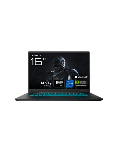 GIGABYTE GAMING A16 CWH Portátil Gaming - 16,0“, 165Hz WUXGA, Intel Core i7-13620H, NVIDIA RTX 5070, 32GB DDR5 5200MHz, 1TB Gen4