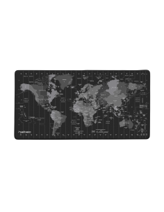 NATEC Time Zone Map Maxi Negro, Gris