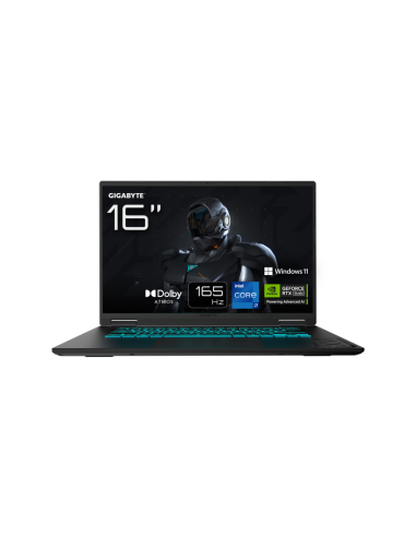 GIGABYTE GAMING A16 CWH Portátil Gaming - 16,0“, 165Hz WUXGA, Intel Core i7-13620H, NVIDIA RTX 5070, 32GB DDR5 5200MHz, 1TB Gen4