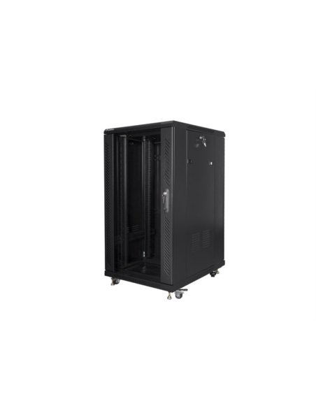 Lanberg FF01-6822-12B armario rack 22U Rack o bastidor independiente Negro