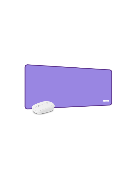 SUBBLIM Alfombrilla con Ratón Harmony Pack Mousepad XL + Wireless Mouse Purple