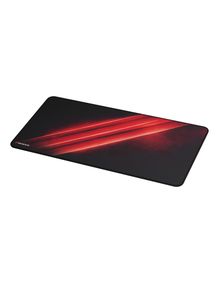 GENESIS Carbon 500 Maxi Flash G2 Alfombrilla de ratón para juegos Negro, Rojo