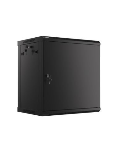 Lanberg WF01-6412-00B armario rack 12U Bastidor de pared Negro