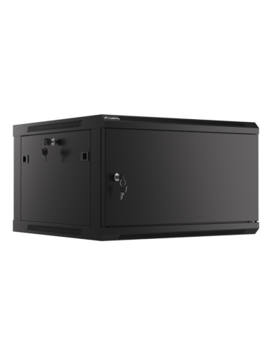 Lanberg WF01-6606-00B armario rack 6U Bastidor de pared Negro