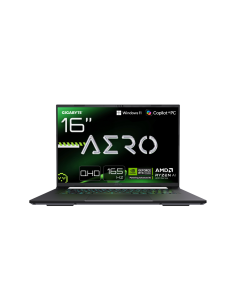GIGABYTE AERO X16 1VH93ESC64DH AMD Ryzen AI 7 Portátil 40,6 cm (16") Quad HD+ DDR5-SDRAM NVIDIA GeForce RTX 5060 Wi-Fi 6E (802.1