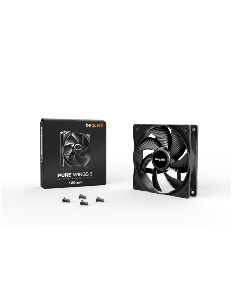 be quiet! Pure Wings 3 120mm Carcasa del ordenador Ventilador 12 cm Negro 1 pieza(s)