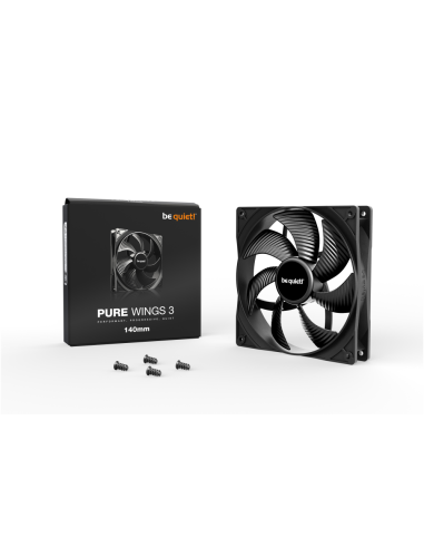 be quiet! Pure Wings 3 140mm Carcasa del ordenador Ventilador 14 cm Negro 1 pieza(s)