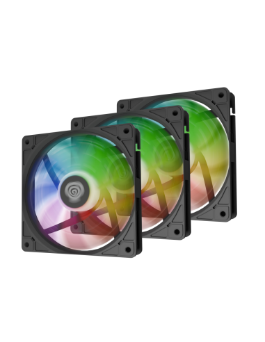 GENESIS Oxal 120 ARGB Carcasa del ordenador Ventilador 12 cm Negro